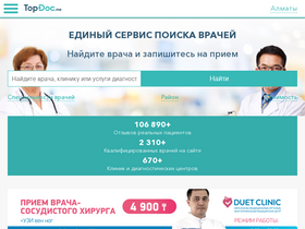 'topdoc.me' screenshot