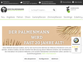 'palmenmann.de' screenshot