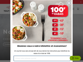 'toutcuit.ca' screenshot