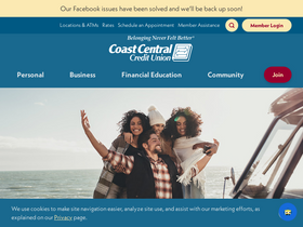 'coastccu.org' screenshot