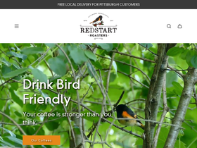 redstartroasters.com homepage screenshot