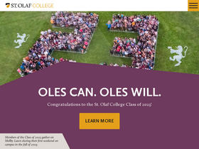 'stolaf.edu' screenshot