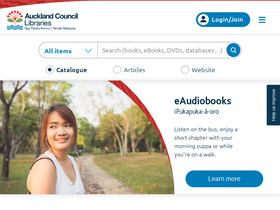 'aucklandlibraries.govt.nz' screenshot