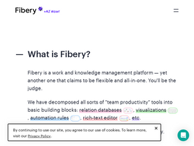 'fibery.io' screenshot