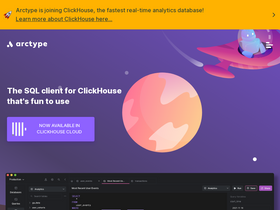 'arctype.com' screenshot