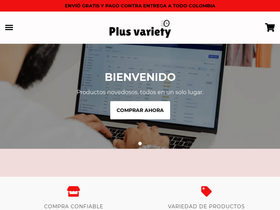 plusvariety.com homepage screenshot