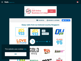 'radiosingapore.org' screenshot