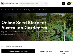 'theseedcollection.com.au' screenshot