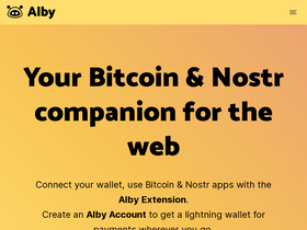 'getalby.com' screenshot