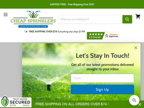 'cheapsprinklers.com' screenshot