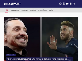 'telesport.al' screenshot