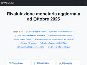 'rivaluta.it' screenshot