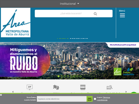 'metropol.gov.co' screenshot