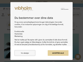 'vibholm.dk' screenshot