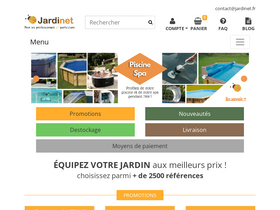 'jardinet.fr' screenshot