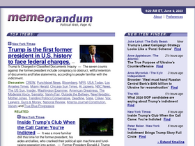 'memeorandum.com' screenshot