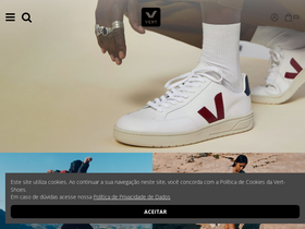 'vert-shoes.com.br' screenshot