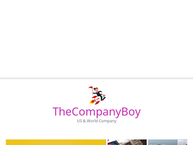 'thecompanyboy.com' screenshot