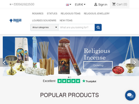 'palaisdurosaire.com' screenshot