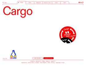 'cargocollective.com' screenshot