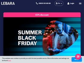 'lebara.ch' screenshot