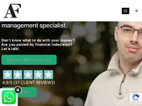 'adamfayed.com' screenshot