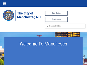 'manchesternh.gov' screenshot