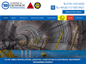 'powerandcables.com' screenshot