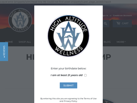 highaltitudewellness.com homepage screenshot