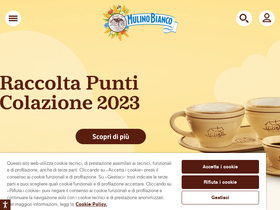 'mulinobianco.it' screenshot