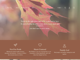 renwellness.com.au homepage screenshot