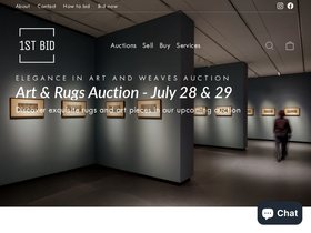 1stbid.com homepage screenshot