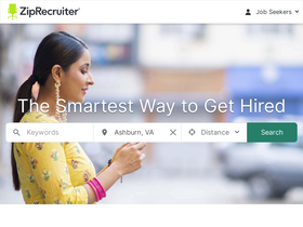 'ziprecruiter.in' screenshot