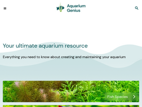 'aquariumgenius.com' screenshot