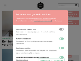 'mamabaas.be' screenshot