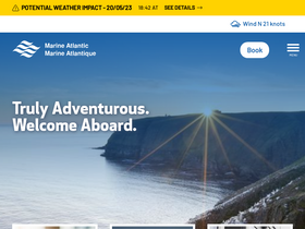 'marineatlantic.ca' screenshot