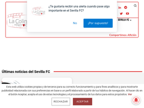 'lacolinadenervion.com' screenshot