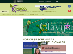 'inecol.mx' screenshot