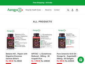 aarogya360.com homepage screenshot