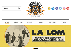 'brudenellsocialclub.co.uk' screenshot
