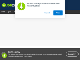 'jobzambia.com' screenshot