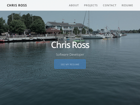 'chrislross.com' screenshot