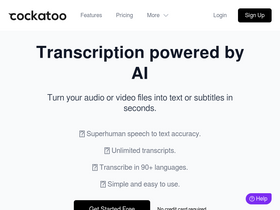 'cockatoo.com' screenshot