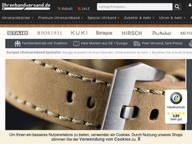'uhrenarmband-versand.de' screenshot