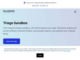 'securitytrails.com' screenshot