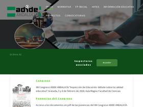 'adideandalucia.es' screenshot