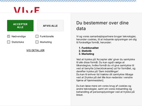 'vive.dk' screenshot