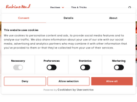 'bakingmad.com' screenshot