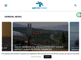 'arctictoday.com' screenshot