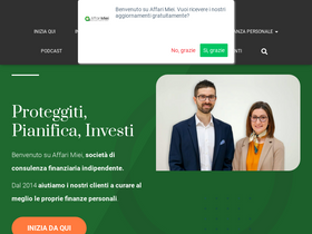 'affarimiei.biz' screenshot